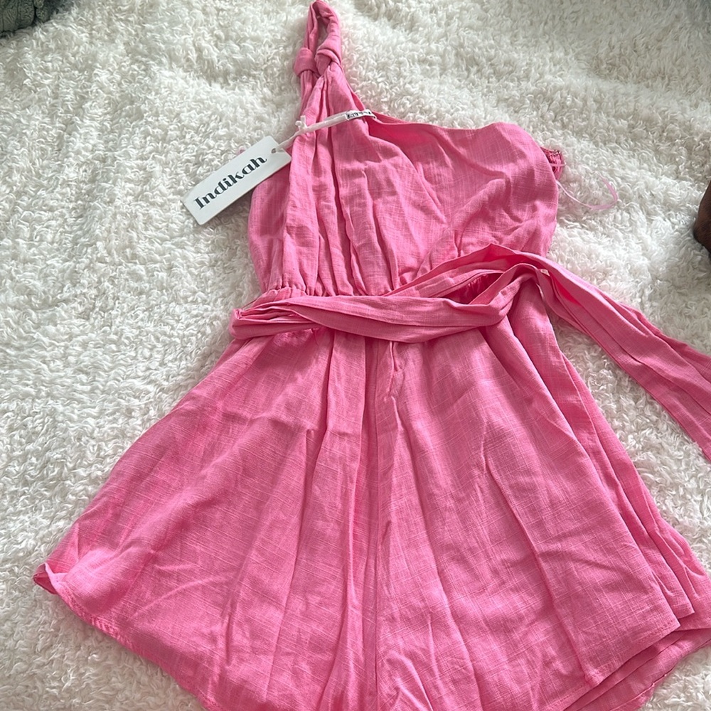 Pink romper nwt from hello molly Indikah brand